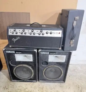 S3112h Yamaha Passive Pa Speaker Wired 1/4 Inch Jack 80w Rms 8 Black
