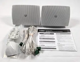 Vxs3fw Yamaha Compact Surface Mount Speakers White