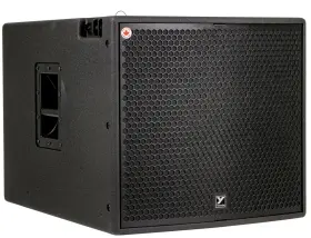 3000-w Yorkville Psa15s Paraline 15 Inch Powered Subwoofer Ip54 Neodymium Black