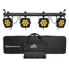 Chauvet 4BAR Flex Q Ils Led System With Carry Bag And Wireless Footswitch New. Price: $629.99.