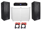 (2) Jbl JRX225 Dual 15" 4000 Watt Dj/pa Speakers+crown Amplifier+cables+facade New. Price: $1549.70.