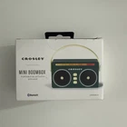 Crosley CR3050A-JU Mini Boombox Retro Portable Bluetooth Speaker, Juniper New. Price: $25.00.