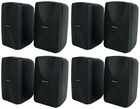 8) Rockville WET-40B 4" 70V Commercial Indoor/outdoor Wall Speakers Black Swivel New. Price: $344.80.