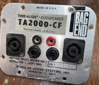 Bag End TA2000 Series Input Jack Plate 2PIN Parallel Speakon Banana 1/4 Wired Used. Price: $39.00.