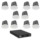 10) Jbl Control 414C/T 4" Commercial 70V Ceiling Speakers+crown Amp Restaurant New. Price: $2698.95.