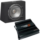Jbl 12" Loaded Subwoofer Box 1600W Mono Bass Amplifier Package For Car/truck New. Price: $261.99.