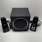 Logitech Z523 Black Speaker System With Subwoofer & S-00076A Tested Used. Price: $44.95.