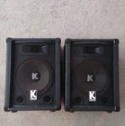 Kustom Model KSC10 Black Stereo Pa Monitor Speakers Used. Price: $140.00.