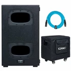 Qsc KS112 12" 2000W Powered Dj Pa Subwoofer With Cover & Xlr Cable New. Price: $1288.40.
