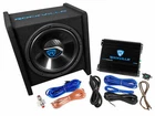 Rockville RV12.1C 600W 12" Loaded Car Subwoofer Enclosure+mono Amplifier+amp Kit New. Price: $159.95.