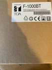(1) Toa Model: F-1000BT Speaker Color (black) New. Price: $51.76.
