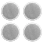 (4) Rockville CCL6T White 70V 6" Commercial Ceiling Speakers Restaurant/office Used. Price: $23.57.