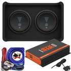 Jbl CLUB1000D 1400W 10" Dual Car Audio Subwoofers Enclosure Stx 2000W Amp +kit New. Price: $629.90.