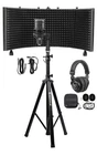 Rockville Pro Recording Studio Microphone Mic+isolation Shield+headphones+stand New. Price: $184.95.