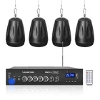 Sound Town 2-ZONE 70V/100V Amp, Pendant Speakers, BLACK(PAC80X4PD4B) New. Price: $294.09.