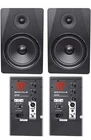 Rockville (2) DPM8B Dual Powered 8" 600 Watt Active Studio Monitor Speakers New. Price: $764.70.
