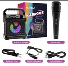 Portable Bluetooth Speaker Karaoke Machine System +microphone Party Light /strap Open. Price: $15.30.
