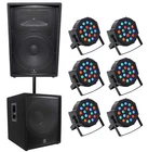 Jbl JRX215 1000 Watt 15" 2-WAY Dj P/a SPEAKER+18" 1400W SUB+(6) Par Wash Lights New. Price: $1116.90.