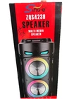 Sing-e ZQS4239S Portable Speaker Super Bass Remote, Usb/aux, Black 1800MAH New. Price: $50.00.