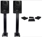 Pair Rockville APM6B 6.5" 2-WAY 350 Watt Powered Usb Studio Monitors+stands+pads New. Price: $308.90.