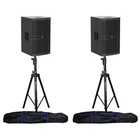 (2) Mackie DRM212-P 12" 1600 Watt Dj Pa Professional Speakers+hydraulic Stands New. Price: $1214.80.