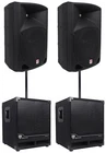Rockville RPG10 10" Powered 600W Dj Pa SPEAKERS+2) Subwoofers+mounting Poles New. Price: $834.70.