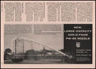 1957 National System West Chester Pa Photo Aer-o-foam PW-50 Nozzle Print Ad Used. Price: $12.08.