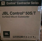 CONTROL-50S/T-JBL 50CS Subwoofer Black New. Price: $150.00.