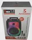 Rechargeable Speaker System With Remote And Mic " Avcrowns MODEL:CH-859 New. Price: $50.14.