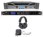 Crown XTI6002 6000W Amplifier Amp, W/ Dsp+signal Processor System+headphones New. Price: $2078.95.
