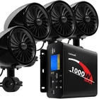 1000W Amp Motorcycle Waterproof Bluetooth Stereo 4-SPEAKERS Audio MP3 System Atv New. Price: $167.97.