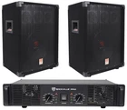 (2) RSG10 Single 10" 400W Speakers+rockville RPA5 Amplifier Dj New. Price: $344.85.