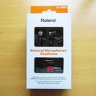 CS-10EM / Official Roland Binaural Earphone (condenser Microphone) New. Price: $104.61.