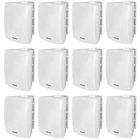 (12) Rockville WET-5W 70V White 5.25" Commercial Indoor/outdoor Wall Speakers New. Price: $659.95.