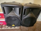 Behringer Eurolive B215A Powered Speakers Pair, 400W, XLR/1/4" Used. Price: $650.00.