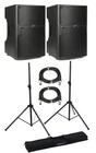 Peavey Pvxp 12 Inch Bluetooth Powered Speakers With Stands Cables New. Price: $1369.00.