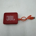 Jbl Portable Bluetooth Speaker Red GO2J Tested Used. Price: $11.87.