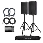 Rcf Art 810-A 10" Portable 2-WAY Active Powered Dj Pa Speaker Stands New. Price: $1434.40.