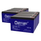 Mighty Max 12V 9AH Gel F2 Replaces Galaxy AS-TV81 Portable Systems 6 Pack New. Price: $139.99.
