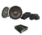 DS18 DX2 6.5" 4 Ohm 2-WAY Component Speaker System Set Woofer Tweeters Crossover New. Price: $274.95.