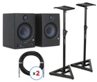 Presonus Eris 5BT 5.25-INCH Powered Bluetooth Studio Monitors With Stands New. Price: $329.00.