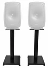 Pair 21 Black Steel Studio Speaker Stands For Genelec 8351A New. Price: $64.95.