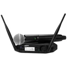 Shure GLXD24+/SM58 Handheld Wireless Microphone System, Z3 Band New. Price: $593.00.