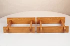 Natural Oak Wood Stands (pair) For 12" Vintage SPEAKERS-10 Year Wrt New. Price: $199.00.