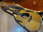 Vintage 1971 Yamaha FG-180 Red Label Electro Acoustic Guitar Japan Rocket Case Used. Price: $1045.00.