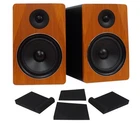 Pair Rockville APM8C 8" 2-WAY 500 Watt Powered Usb Studio Monitor Speakers+pads New. Price: $247.95.