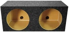 Empty Woofer Box (2)12" Qpower Square Style; *MSPQ12E* New. Price: $95.49.