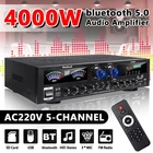 Sunbuck AV555BT 4000W Surround Sound Bluetooth Audio Power Amplifiers Receiver New. Price: $77.00.