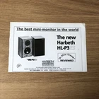 GRAM214 Magazine Advert 5X8 Harbeth HL-P3ES Mini-monitor Used. Price: $8.04.