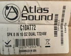 Lot Of (6) Atlas Sound C10AT72 8 Dual Cone Loudspeaker W/25V/70.7V-4W New/open. Price: $135.00.